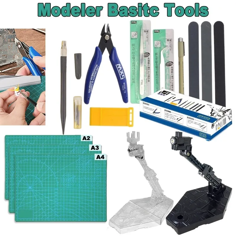 Gundam Model Tool Kit Gunpla Tools Set Modeler Basic Tool Craft