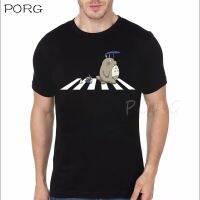 Totoro Estdio Ghibli Kawaii T Shirt Mens Ullzang Miyazaki Hayao Funny Cartoon T Shirt Gildan