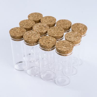 【CW】☽△❣  12 Pcs/lot Glass Bottle 90x37mm 70ml Small Stopper Test Tube Storage Spice Containers jars Vials