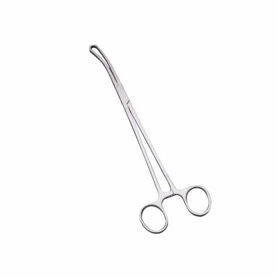 Stainless Steel Cervical Teeth Straight Elbow 25Cm Gynaecological Surgical Instruments Cervical Forceps Uterine Dressing Forceps