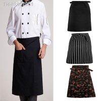 ๑ New Kitchen Aprons Skirt Half-length Long Waist Apron Catering Chefs Waiters Uniform