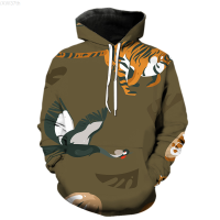 Cartoon Animal Mens Hoodies 3D Printed 2022 Hot Sale Hip Hop Casual Fashion Pullover Oversized Spring Teens Sweatshirts Tops Size:XS-5XL