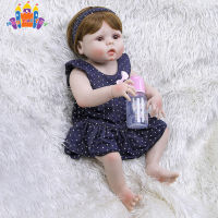 SS【ready stock】56CM Simulate Soft Silicone Doll Limb Movable Bath Toy for Baby Toddler Girl