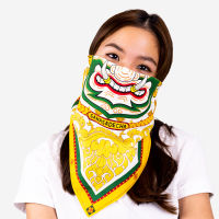 silk Ramakien Handkerchief Scarf - SAHASADECHA (ผ้าคาดอเนกประสงค์ สหัสเดชะ)