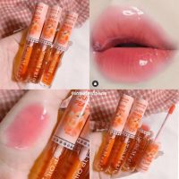 ? 1 แถม 1 ลิปกลอสลูกพีช Peach Hasaya Girl lip Gloss​ ลิปมันเปลี่ยนสี ลิปออยล์ ให้ความชุ่มชื้น ดูแลริมฝีปาก เนื้อฉ่ำวาว ปากอมชมพู [ โปรโมชั่นพิเศษ!! รีบซื้อก่อนของหมด!! ]