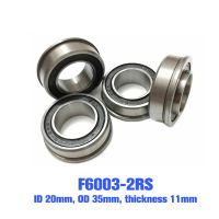 F6003 Wheelbarrow Bearing 20x35x11mm ( 1PC ) Push truck Garden Trolley 20 Garden Cart Wheel Flange Ball Bearings