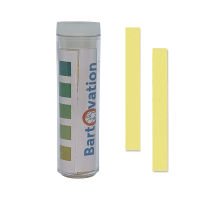 Bartovation Restaurant Quaternary Ammonium (QAC, Multi Quat) Sanitizer Test Paper, 0-500 ppm [Vial of 100 Paper Strips]