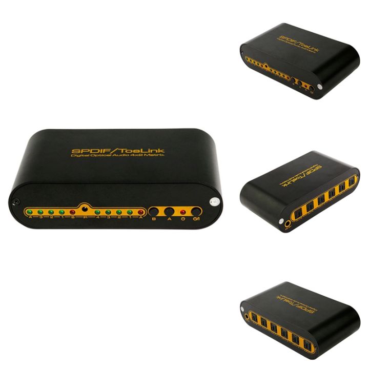 spdif-toslink-digital-optical-audio-4x2-matrix-switcher-4-in-2-out-video-converter-for-dolby-lpcm2-0-dts