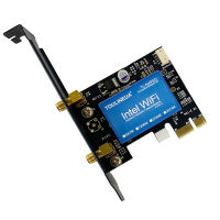 Wifi Card PCIe 2.4 / 5.0 GHz พร้อม Bluetooth 4.0 / 5.0 2 in 1 Toulineua TL-NAPED PCI-E X1