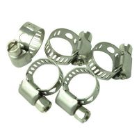 แคลมป์รัดท่อ 5 ชิ้น S  Hose Clamp Set 5Pcs  (8mm - 12mm)