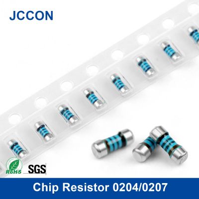 50Pcs Cylindrical Resistor Chip 0204 0207 Color Ring SMD Resistor 1R 2R 4.7R 10R 15R 22R 27R 47R 100R 220R 680R 1M