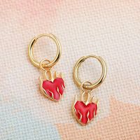 【hot】﹍❦❧  Hot Pendant Hoop Earrings for Punk Small Huggie Hoops Fashion Jewelry