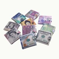 2018 Baru Kertas Uang Klip Pria Kanvas Dolar Euro Dompet Pendek Ramping Tipis Mini Dompet 2 Kali Lipat Siswa Kartun Murah Hadiah Tas Koin