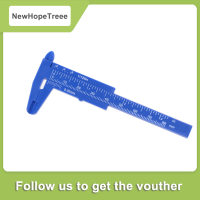 NewHopeTreee 80mm MINI นักเรียนพลาสติกเลื่อน vernier caliper Gauge TOOL