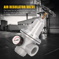 Air Compressor Regulator Pneumatic Pressure Valve with Gauge Aluminium Alloy 0.05‑0.63MPa