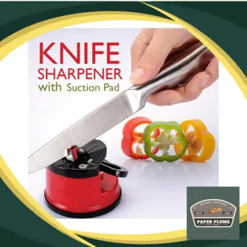 Knife Sharpeners, Mini Knife Sharpener with Suction Base, Pocket Knife  Sharpeners Suitable for Most Blade Types, Small Knife Sharpener for  Kitchen