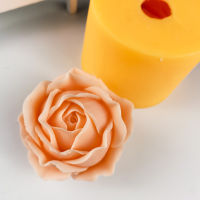 HC0291 PRZY Rose Flower Mold Decoration Plant Soap Molds Flowers Molds Silicone Blooming Rose Candle Moulds Bouquet Making Clay