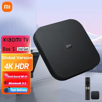 Global Version Xiaomi Mi TV Box 2nd Gen/TV stick 4K Ultra HD Google TV 2GB  8GB Dolby Vision HDR10+ Google Assistant Smart Mi Box