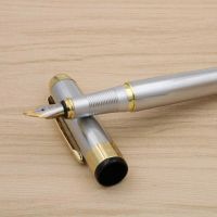 Luxury Signature Jinhao 250 Stainless Calligraphy Fude Nib Fountain Pen Stationery Office Supplies  Pens