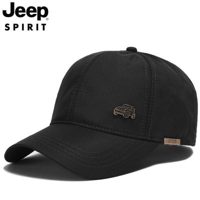 Jeep Spirit หมวกเบสบอล ผ้าตาข่าย ระบายอากาศ เหมาะกับฤดูร้อน สําหรับผู้ชาย และผู้หญิง