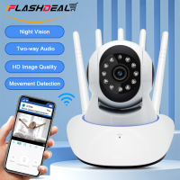 IFlashDeal กล้องไร้สายกล้องรักษาความปลอดภัยระบบ WiFi กล้องเฝ้าระวังตรวจจับการเคลื่อนไหวหลอดไฟกล้องบันทึกตรวจจับมือถือมองเห็นได้ในเวลากลางคืนกล้องคมชัดแบบ HD จอภาพขนาดเล็กกล้อง IP WiFi