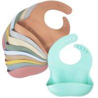 【DT】hot！ Silicone Bib Infant Bibs Fashionable Baby Newborn Feeding Toddle Adjustable Saliva Boys