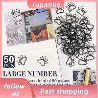 RUPANBO039392692 อุ้งเท้าแมวอุ้งเท้า คลิปหนีบกระดาษ รูปสุนัข การจัดระเบียบเอกสาร ทนทานต่อการใช้งาน บุ๊คมาร์ค Binder ออฟฟิศสำหรับทำงาน