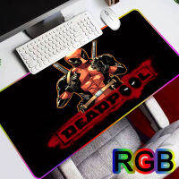 RGB Marvel  Gamer Mouse Pad Marvel  LED Light Large Redragon Gaming Mousepad Rgb Desk Protector Laptop Accessories Keyboard Mat Deskmat Backlight Mause Mats