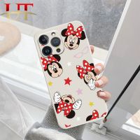 เคส VIVO Y21 Y33S Y21T Y21S Y30i Y51ซิลิโคนนุ่มเหลว Y15S Y93 Y21A Y71 Y75 Y33T การ์ตูนน่ารักลายการ์ตูนน่ารักดิสนีย์มินนี่ Y30ตรงฝาครอบด้านหลังปกป้องกล้อง