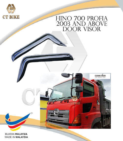 HINO 700 PROFIA 2003 AND ABOVE Air Press Window Door Visor Wind