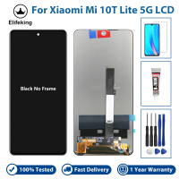 6.67 "หน้าจอเดิมสำหรับ Xiaomi Mi 10ครั้ง Lite 5กรัมจอแสดงผล LCD Touch Screen Digitizer สมัชชาเปลี่ยน100% ทดสอบดีไม่มีพิกเซลตายฟรีเครื่องมือ + กระจก