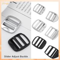 JIANGF โลหะ สี่เหลี่ยมผืนผ้า ส่วนสายคล้องไหล่ Slider Loop สายรัดกระเป๋าเป้สะพายหลัง Buckle อุปกรณ์เสริมสำหรับกระเป๋าเป้สะพายหลัง Slider Adjust Buckle