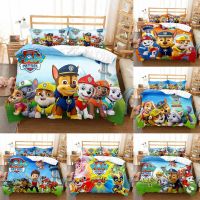 *ใหม่ Paw Patrol ชุดผ้าปูที่นอน ปลอกหมอน ผ้านวม สองขนาด ซักทําความสะอาดได้ สําหรับเด็ก หอพัก ห้องนอน