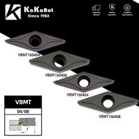 KaKarot 10pcs Carbide Insert VBMT160404 VBMT160408 YT5115 UC5115 เหล็กหล่อกลึง เครื่องมือ ผู้ถือ Boring Bar CNC Cutter