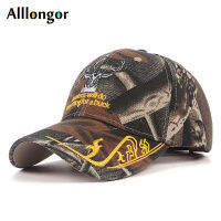 Camouflage Fishing Baseball Caps Men Embroidery Deer 2023 Summer Cap Male Gorro Home Fitted Designer Military Dad Hat Hip Hop