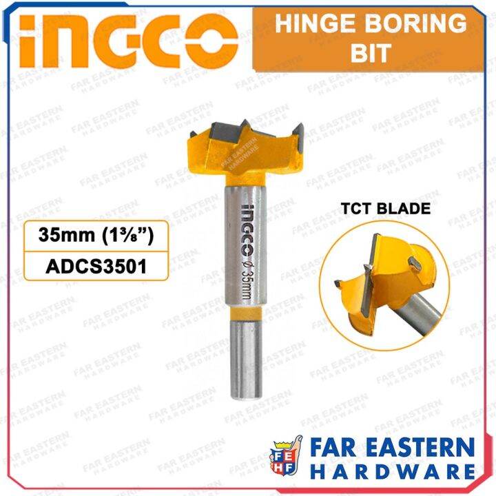 ♪INGCO Hinge Boring Forstner Drill Bit for Concealed Hinges 35mm