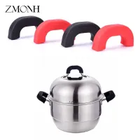 2 x Silicone Anti-Scald Pot Handle Protectors Non-Slip Pot Clip Sleeves Heat Resistant Oven Gloves Kitchen Gadgets Other Specialty Kitchen Tools