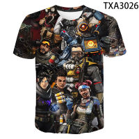 Apex Legends 3D printed T-shirt for mens summer T-shirt