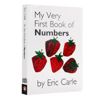 Grandpa Carls works my digital paperboard Book English original picture book Eric Carle My very first book of numbers childrens English Enlightenment digital cognition picture paperboard book cant be torn apart