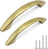 ❈ 10 Pack Gold Kitchen Cabinet Handles 3 in Drawer Pulls Modern Cupboard Handle Bathroom Cabinet Hardware Gold Pull Handles