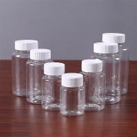 50PCS 15ml20ml30ml100ml Plastic Clear Empty Seal Bottle Solid Powder Medicine Pill Vial Container Reagent Packing Bottle