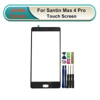 สำหรับ Santin Max 4 Pro หน้าจอสัมผัสไม่มีแทนที่ด้วยเครื่องมือประกอบดิจิไทเซอร์จอแสดงผล Lcd