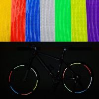 DAGLIGT สติกเกอร์สะท้อนแสงสำหรับติดกลางแจ้งจักรยาน MTB รถมอเตอร์ไซค์สติกเกอร์สะท้อนแสงสะท้อนแสงฟลูออเรสเซนต์