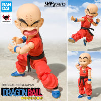 Model โมเดล ของแท้ 100% Bandai Tamashii S.H.Figuarts จากการ์ตูนเรื่อง Dragon Ball Z ดราก้อนบอล แซด Kuririn Klilyn Krillin คุริริน คูลิลิน Childhood Ver Original from Japan Figma ฟิกม่า Anime ขยับแขน-ขาได้ ของขวัญ อนิเมะ การ์ตูน มังงะ Figure ฟิกเกอร์