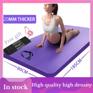 Buy Yoga Mat 15mm Thick Non Slip With Carrier online