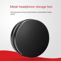 Metal Earphone Box Mini Portable Drop-Proof Waterproof and Pressure-Resistant Aluminum Alloy Headphone Storage Box