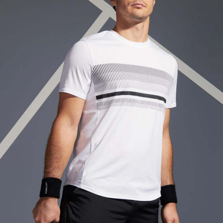 พร้อมส่ง-เสื้อยืดเทนนิสผู้ชาย-mens-tennis-t-shirt-tts100