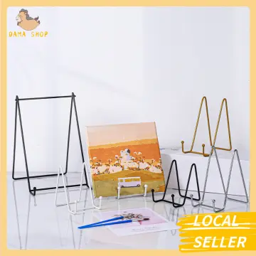 Picture Easel Stand Iron Art Display Stand Dish Rack Plate Bowl