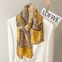 Fast Shipping [] Yellow Real Silk Long Scarf WomenS Spring And Autumn Versatile Decorative Thin Mulberry