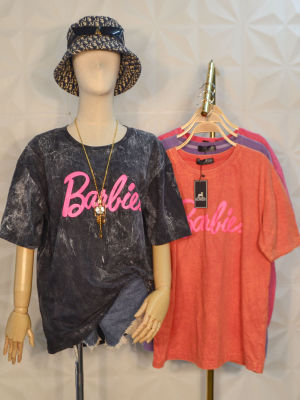 เสื้อยืด ฟอกBarbie ใหญ่  เนื้อผ้าดีใส่สบายผลิตจากไทยจัดส่งไวมีบริการเก็บเงินปลายทาง 😋🤩🖤🚚🚚